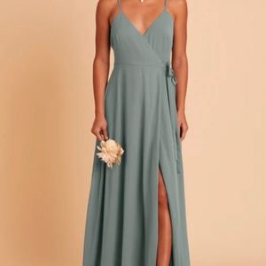 Birdy Grey - Cindy chiffon dress in sea glass size medium